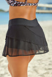 Full Size Layered Swim Skirt - felvior