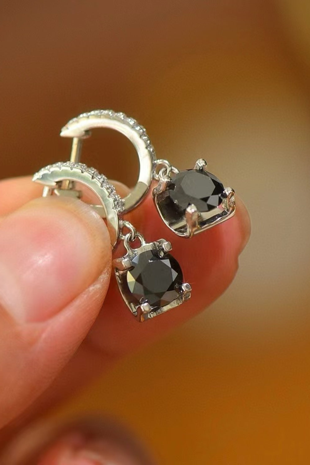 2 Carat Moissanite 925 Sterling Silver Drop Earrings - felvior
