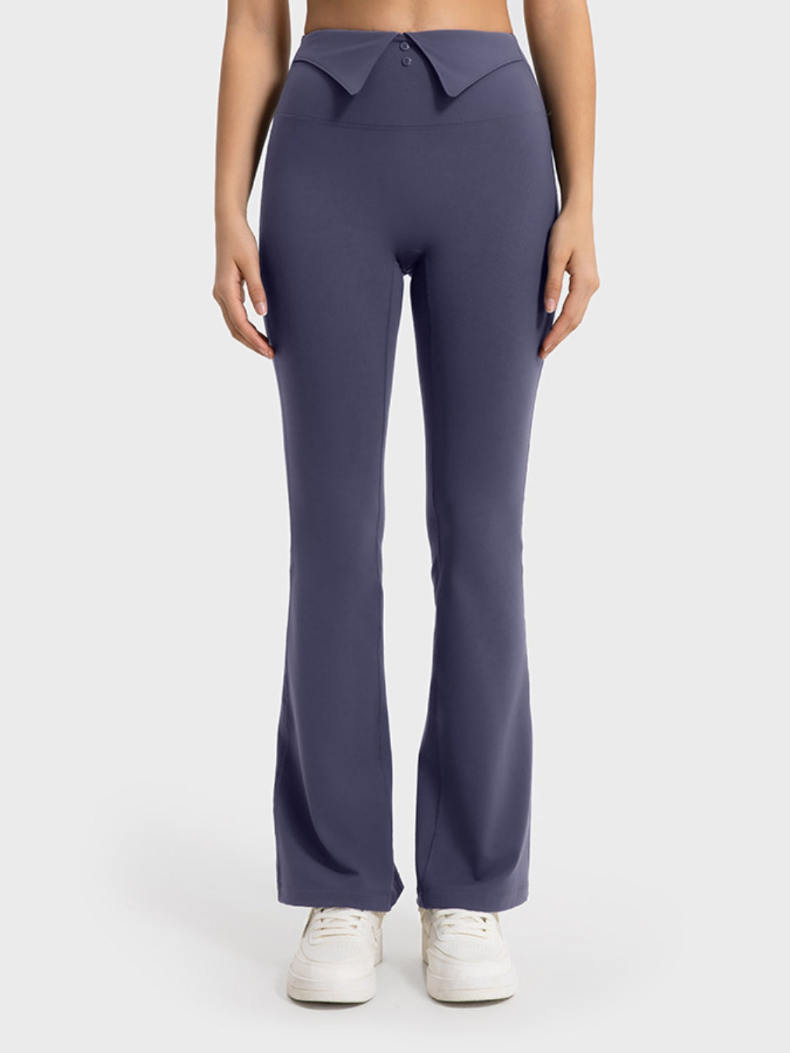 Millennia Wide Waistband Bootcut Sport Pants - felvior