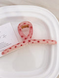 PC Polka Dot Hair Claw Clip - felvior