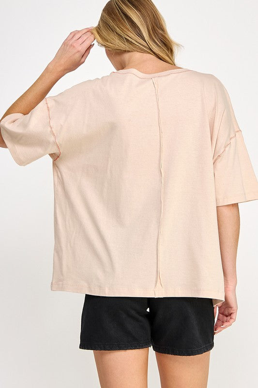 SAGE+FIG Love-Inpired Graphic Oversized T-Shirt Zweitbild