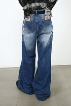 Men's Paint Wide Leg Jeans