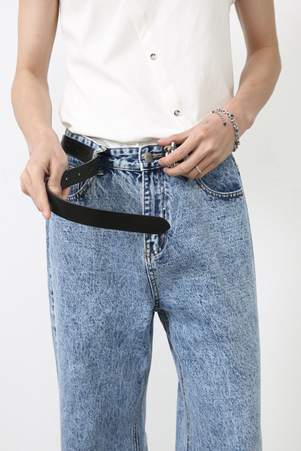 Men's Straight Leg Jeans - felvior