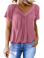 V-Neck Short Sleeve T-Shirt