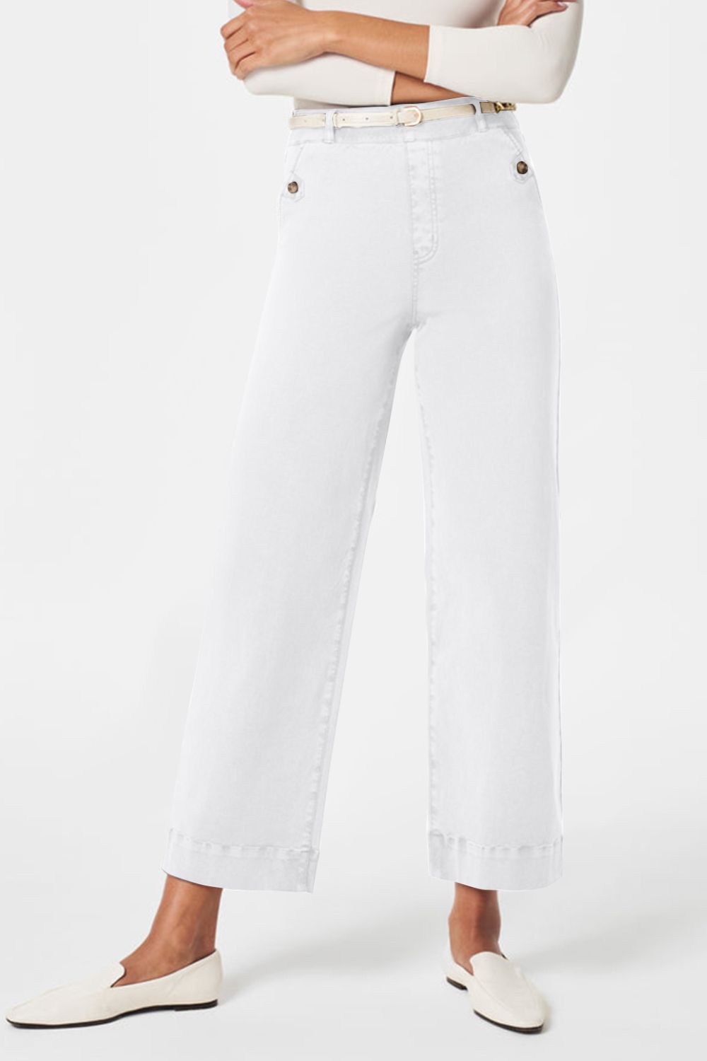High Waist Jeans with Pockets - felvior