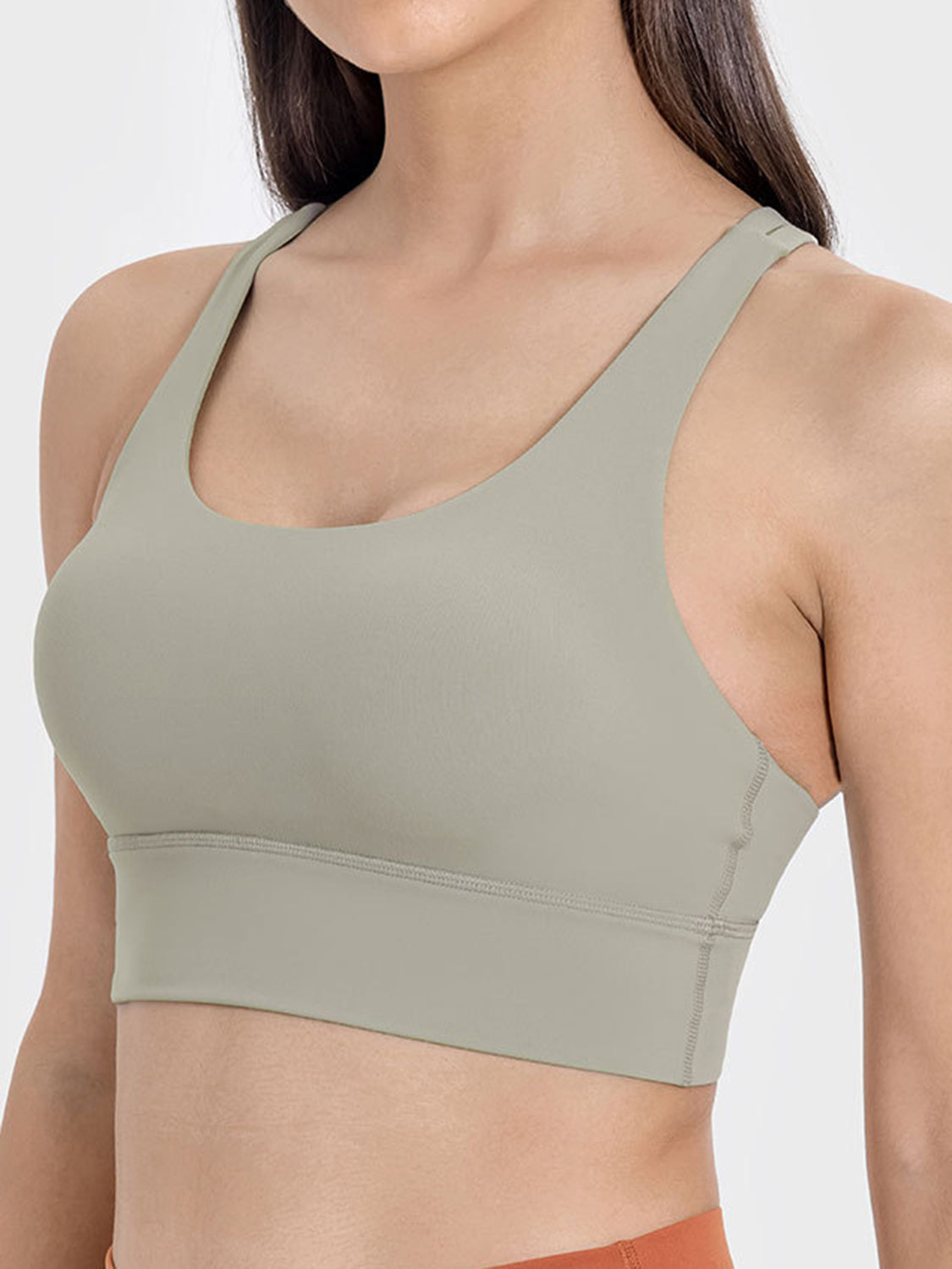 Millennia Crisscross Scoop Neck Active Tank - felvior