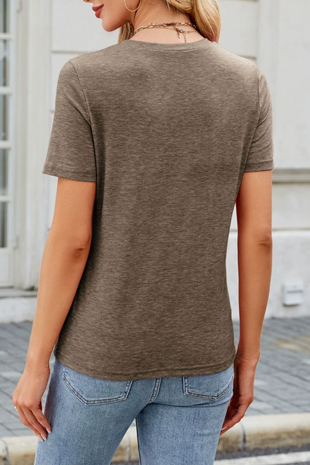 Round Neck Short Sleeve T-Shirt