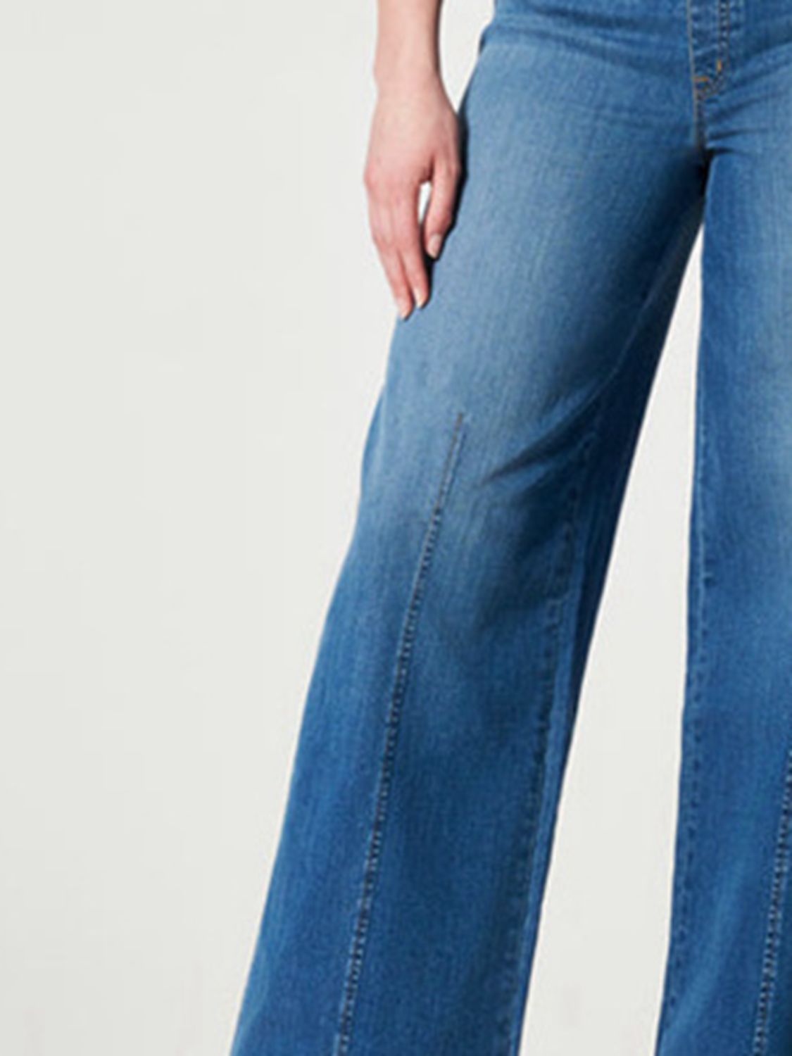 Wide Leg Long Jeans - felvior
