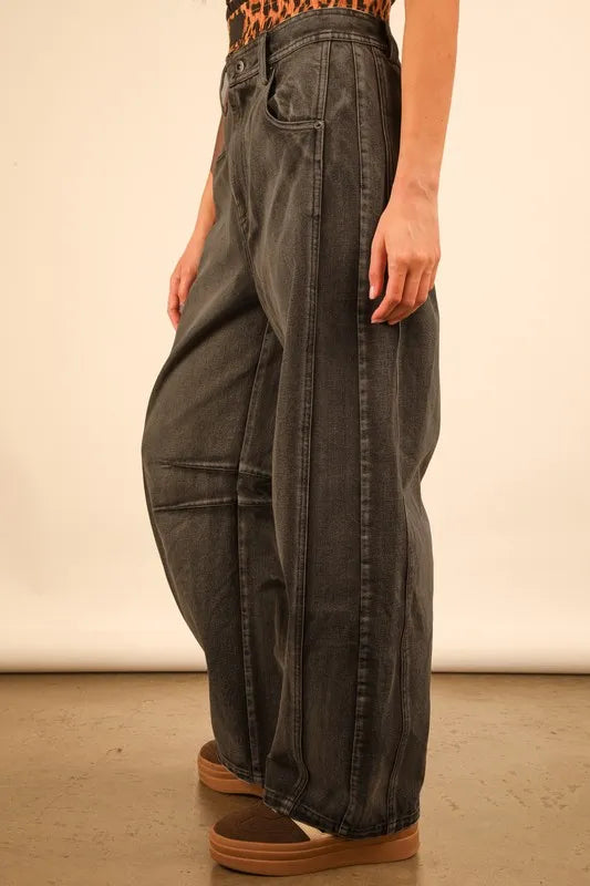 VERY J Wide Leg Comfy Jeans