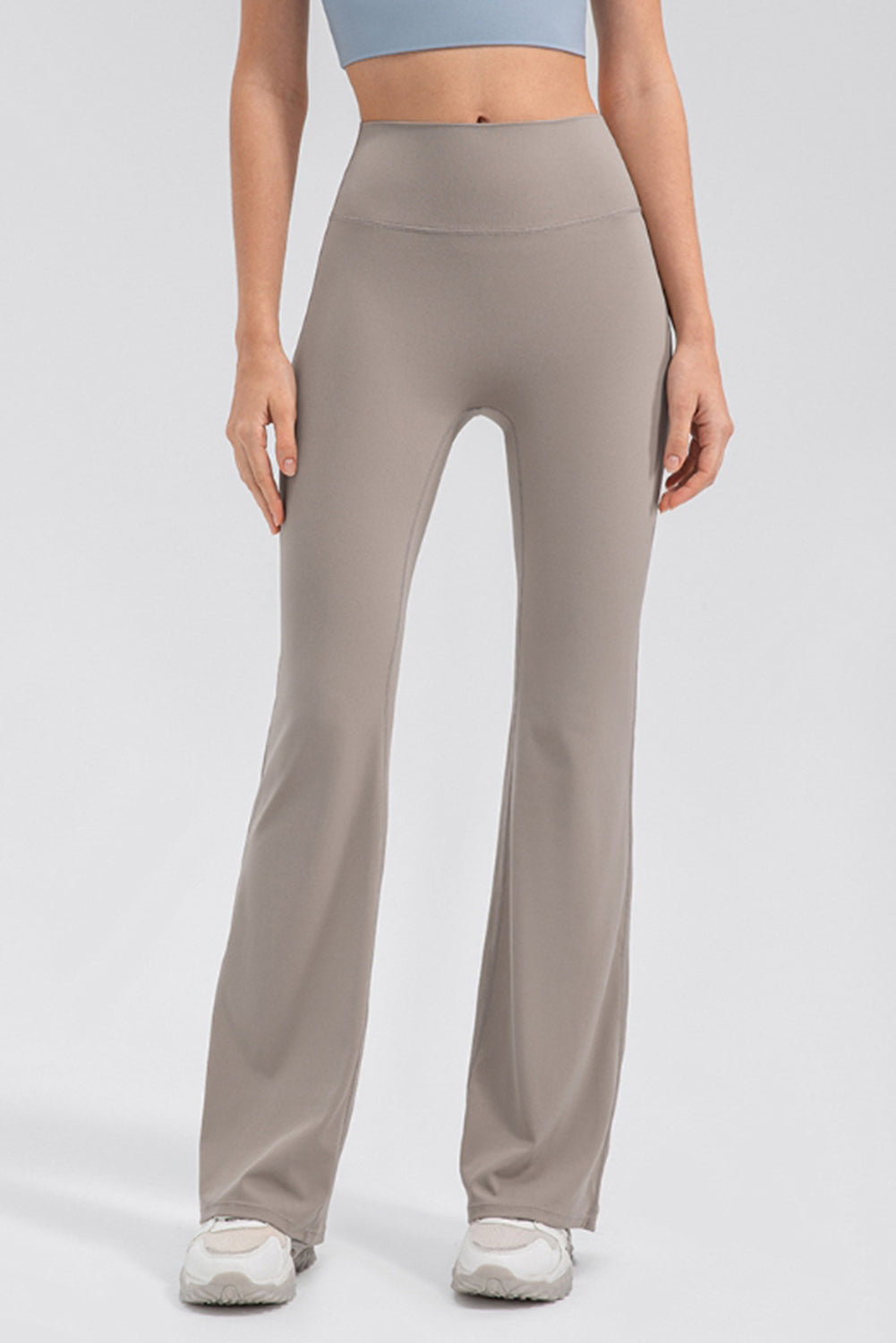 High Waist Straight Active Pants - felvior