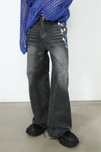 Men's Wide Leg Jeans