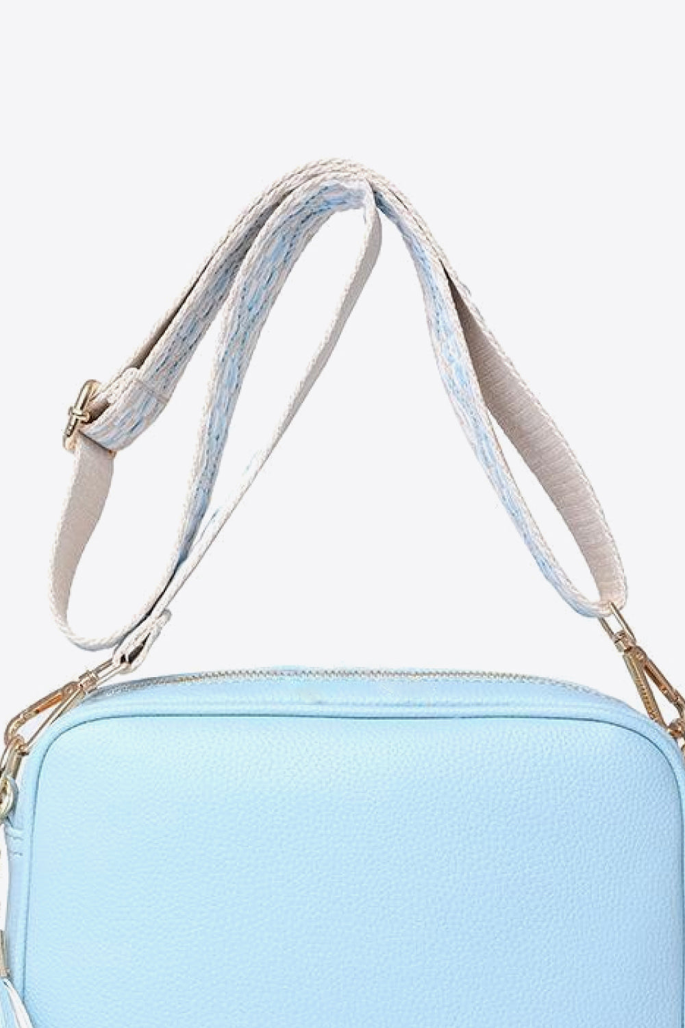 PU Leather Tassel Crossbody Bag - felvior