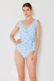 Marina West Swim Full Size Float Ruffle Faux Wrap One-Piece Swimsuit - felvior