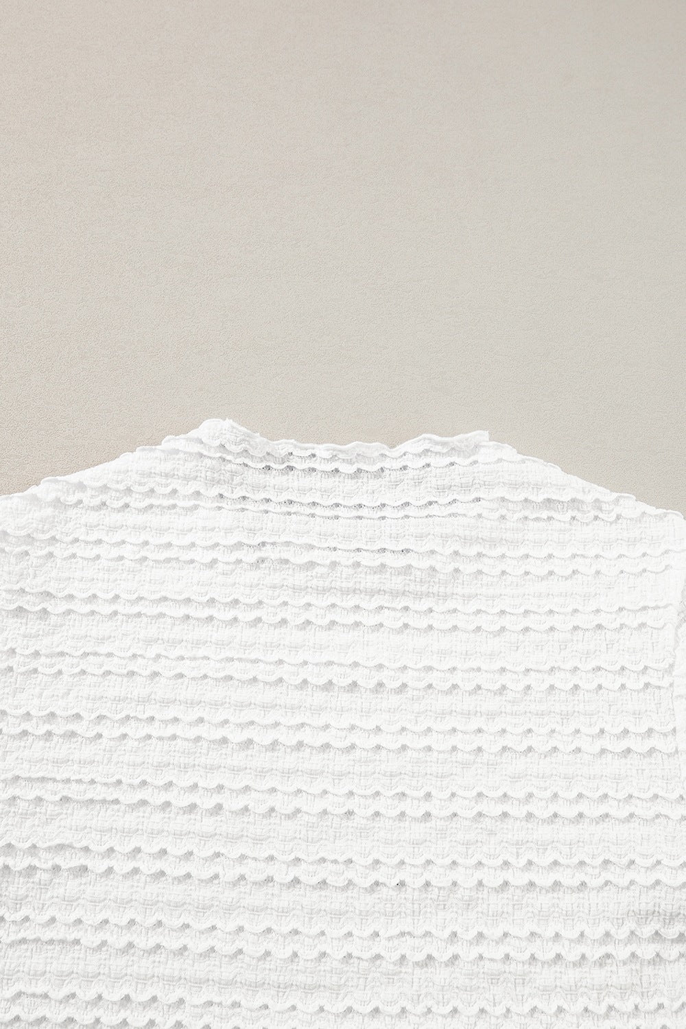Long Sleeve Jacquard Slim Top - felvior