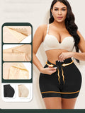 Full Size Lace Detail Hook-and-Eye Shaping Shorts - felvior