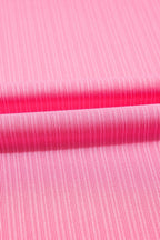 Ruffle Trim Round Neck Top and Drawstring Skirt Set