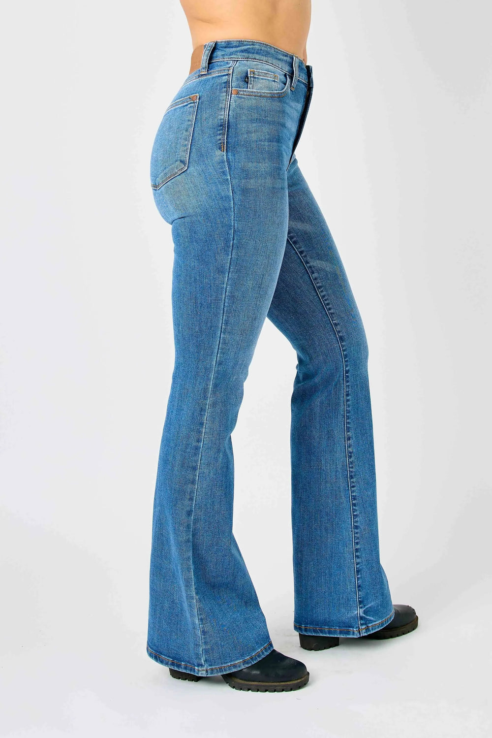 Judy Blue Full Size Hw Classic Flare Jeans Plus Size