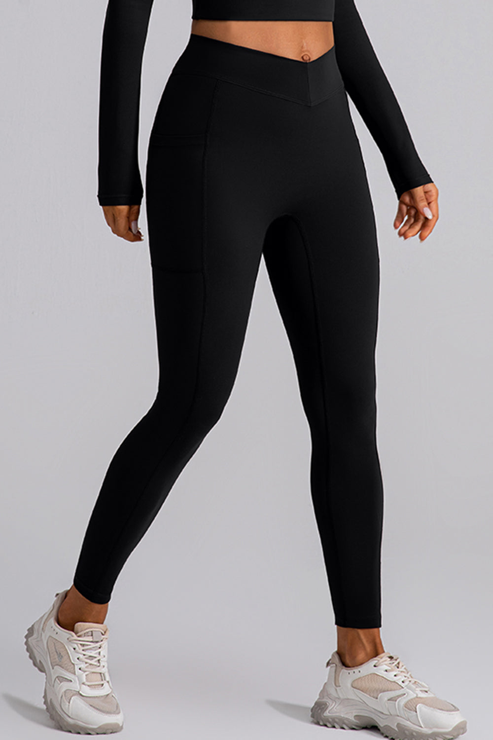 High Waist Active Leggings with Pockets - felvior
