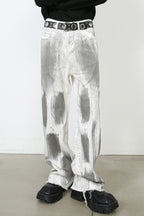 Men's Contrast Loose Jeans