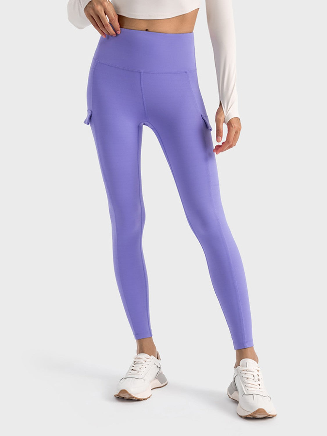 Millennia Wide Waistband Sports Leggings - felvior