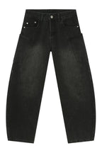 Men's Wide Leg Jeans with Pockets