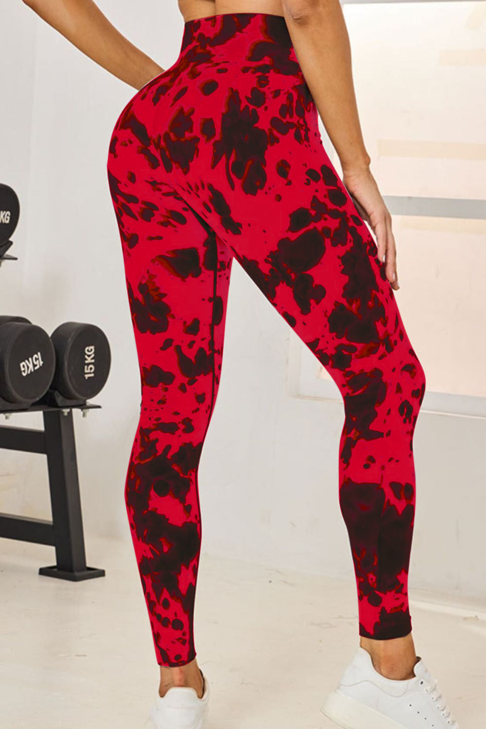 Tie-Dye High Waist Active Leggings - felvior