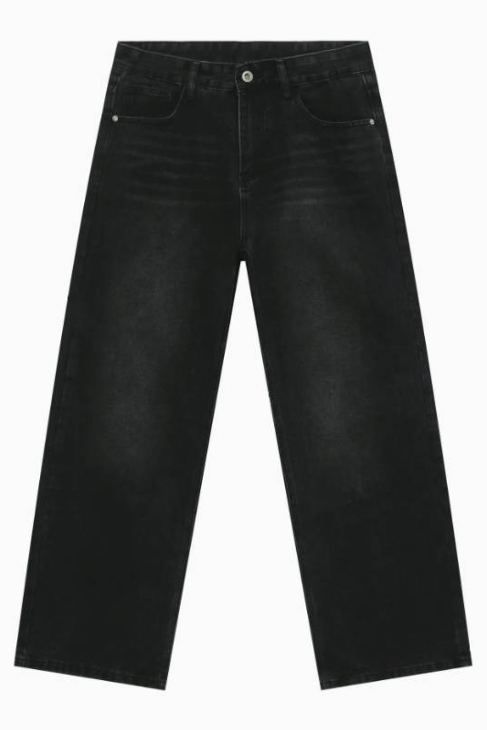 Men's Wide Leg Jeans with Pockets - felvior