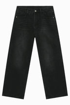 Men's Wide Leg Jeans with Pockets
