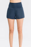 Wide Waistband Sports Shorts with Pockets - felvior
