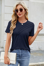 Round Neck Short Sleeve T-Shirt
