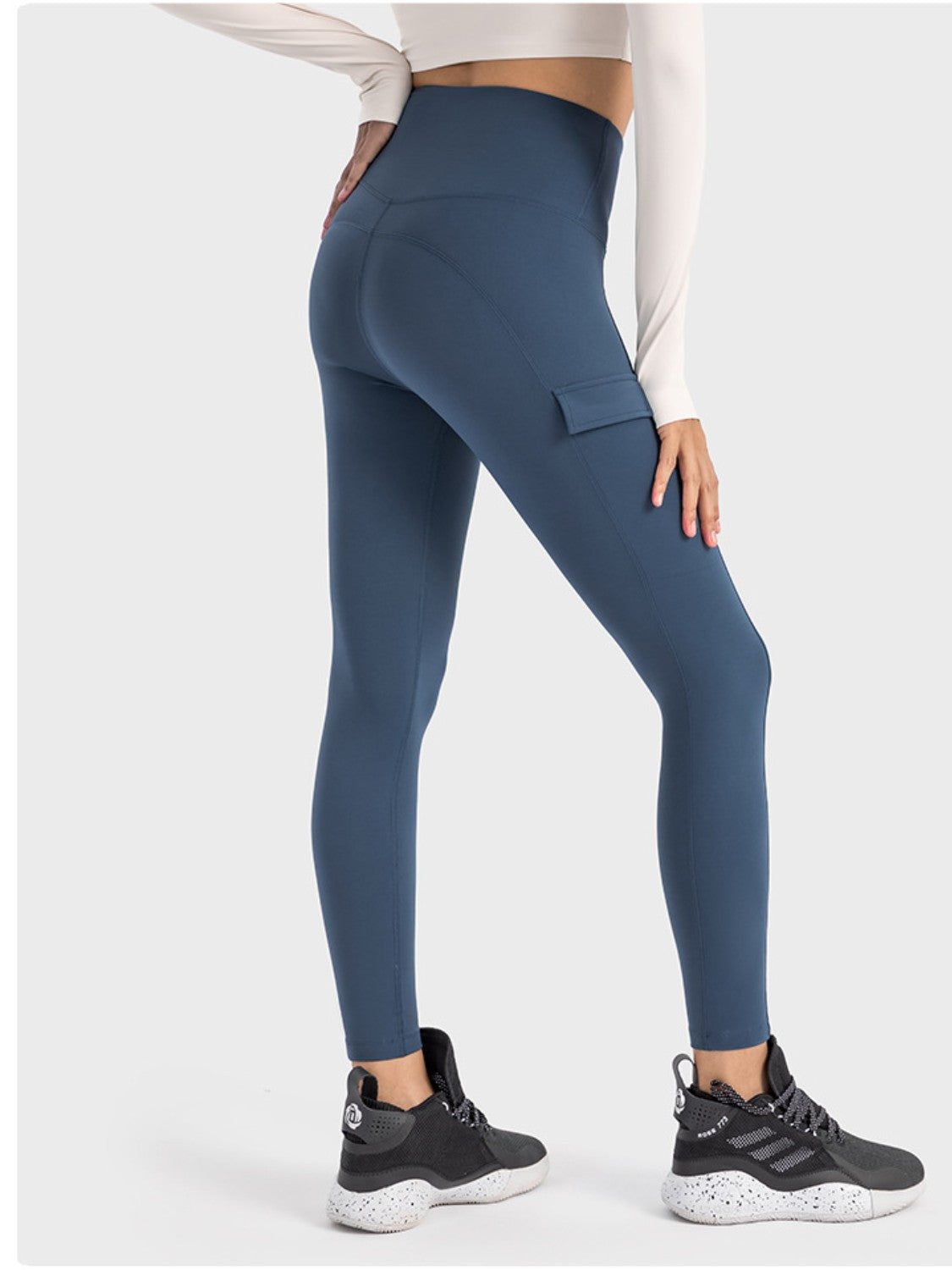 Millennia Wide Waistband Sports Leggings - felvior