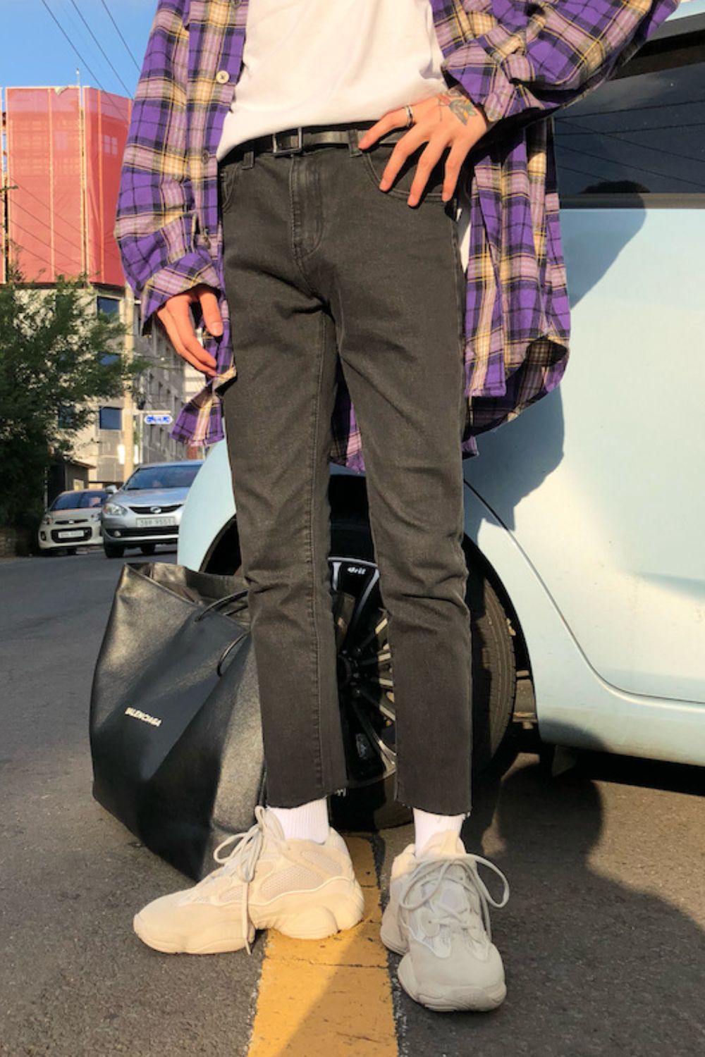 Men's Slim Fit Jeans with Pockets Hauptbild