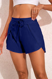 Drawstring Waist Swim Shorts - felvior