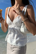 Lace Detail V-Neck Cami