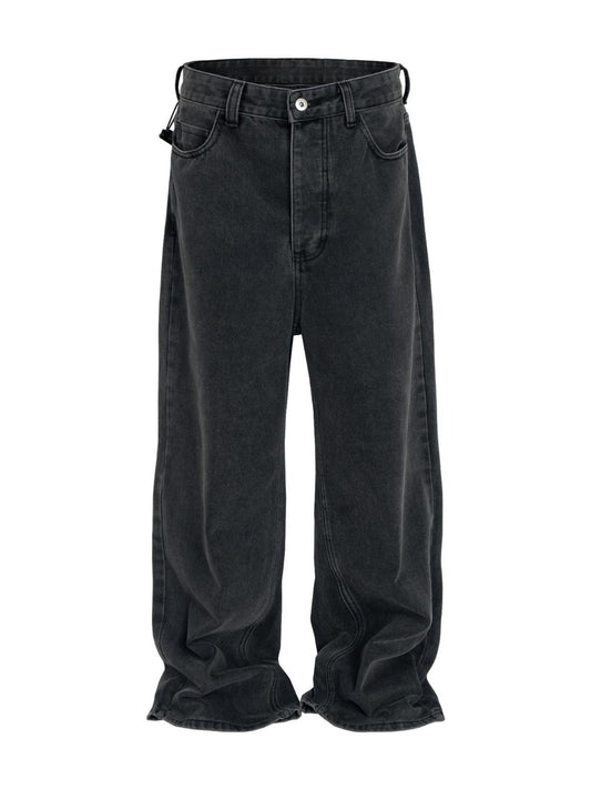 Men' s Wide Leg Jeans - felvior