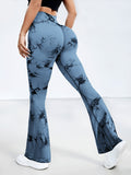 Tie-Dye High Waist Active Leggings - felvior