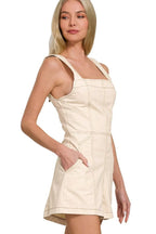 Zenana Tie Back Romper