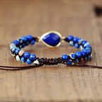 Handmade Teardrop Shape Beaded Bracelet