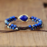 Handmade Teardrop Shape Beaded Bracelet - felvior