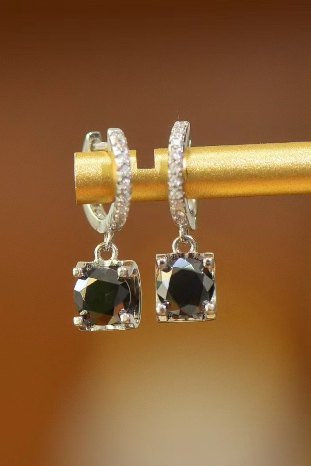 2 Carat Moissanite 925 Sterling Silver Drop Earrings - felvior