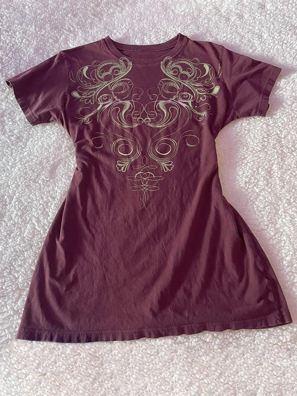 Graphic Round Neck Short Sleeve T-Shirt