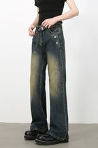 Men's Bootcut Jeans with Pockets