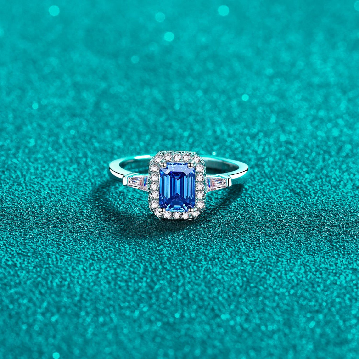 1 Carat Moissanite 925 Sterling Silver Ring - felvior