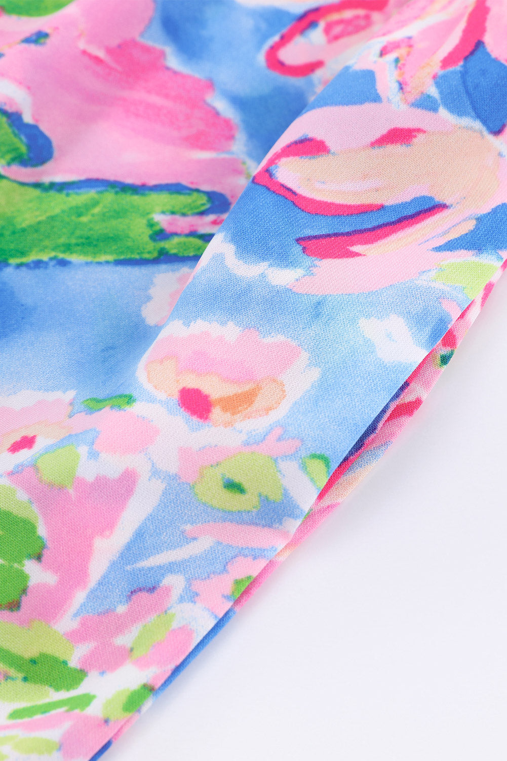 Floral Smocked Square Neck Jumpsuit with Pockets - felvior