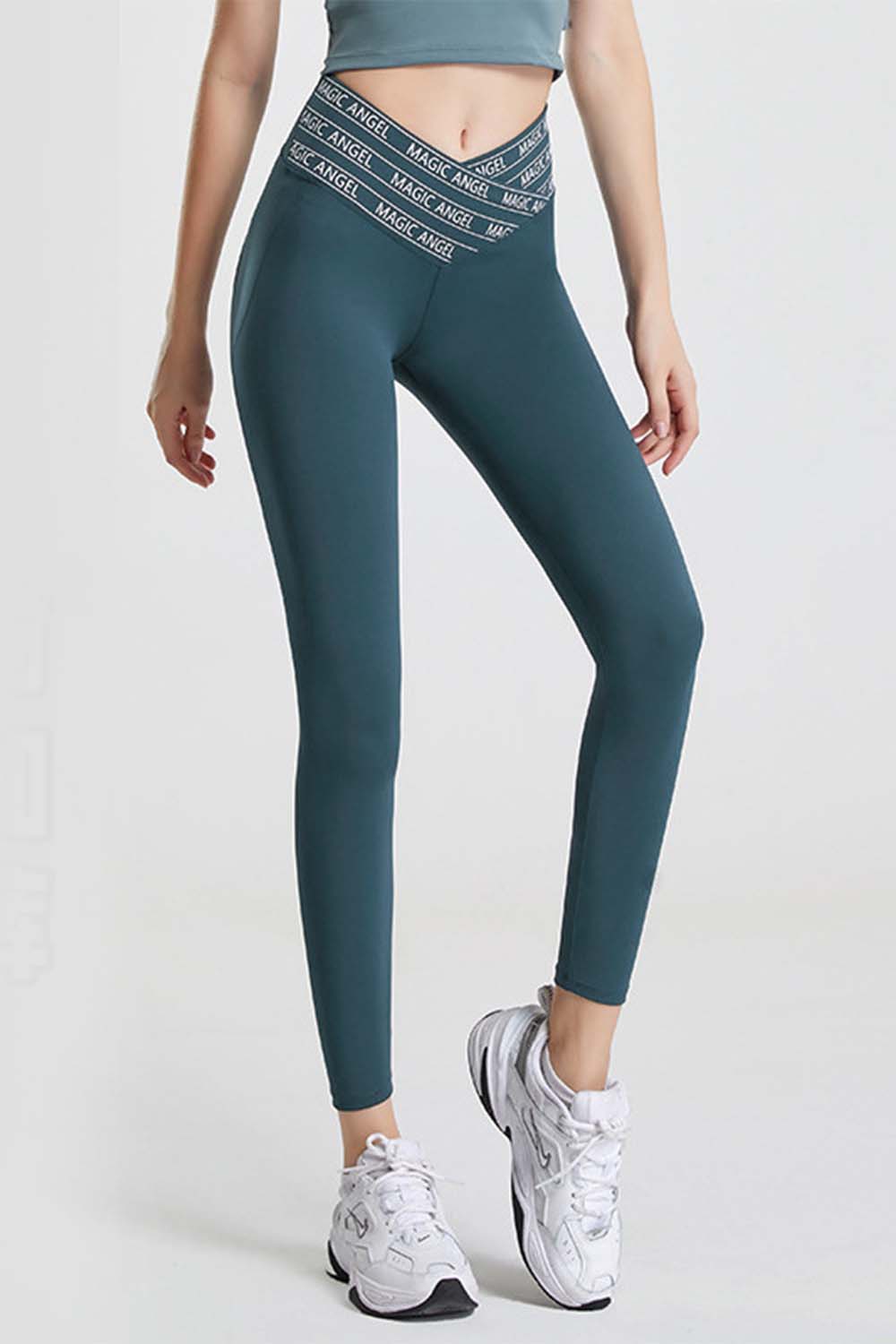 Wide Waistband Sports Pants - felvior