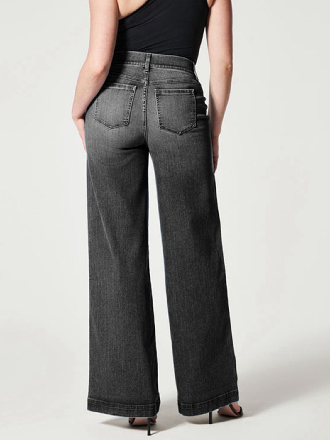 Wide Leg Long Jeans - felvior