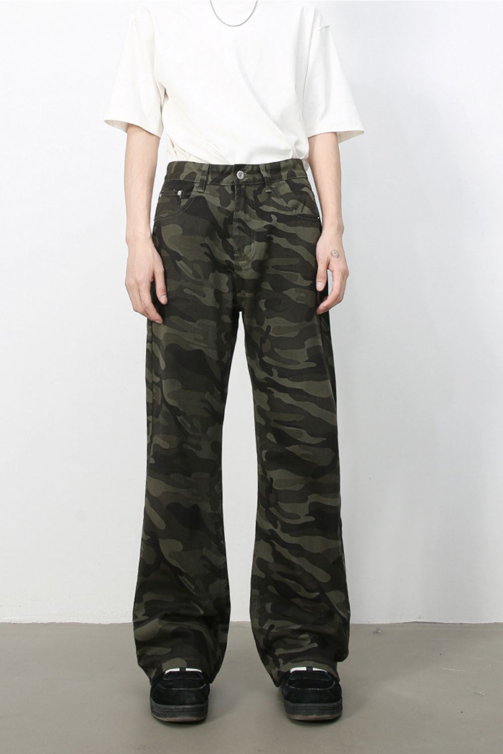 Men's Camouflage Jeans with Pockets Hauptbild