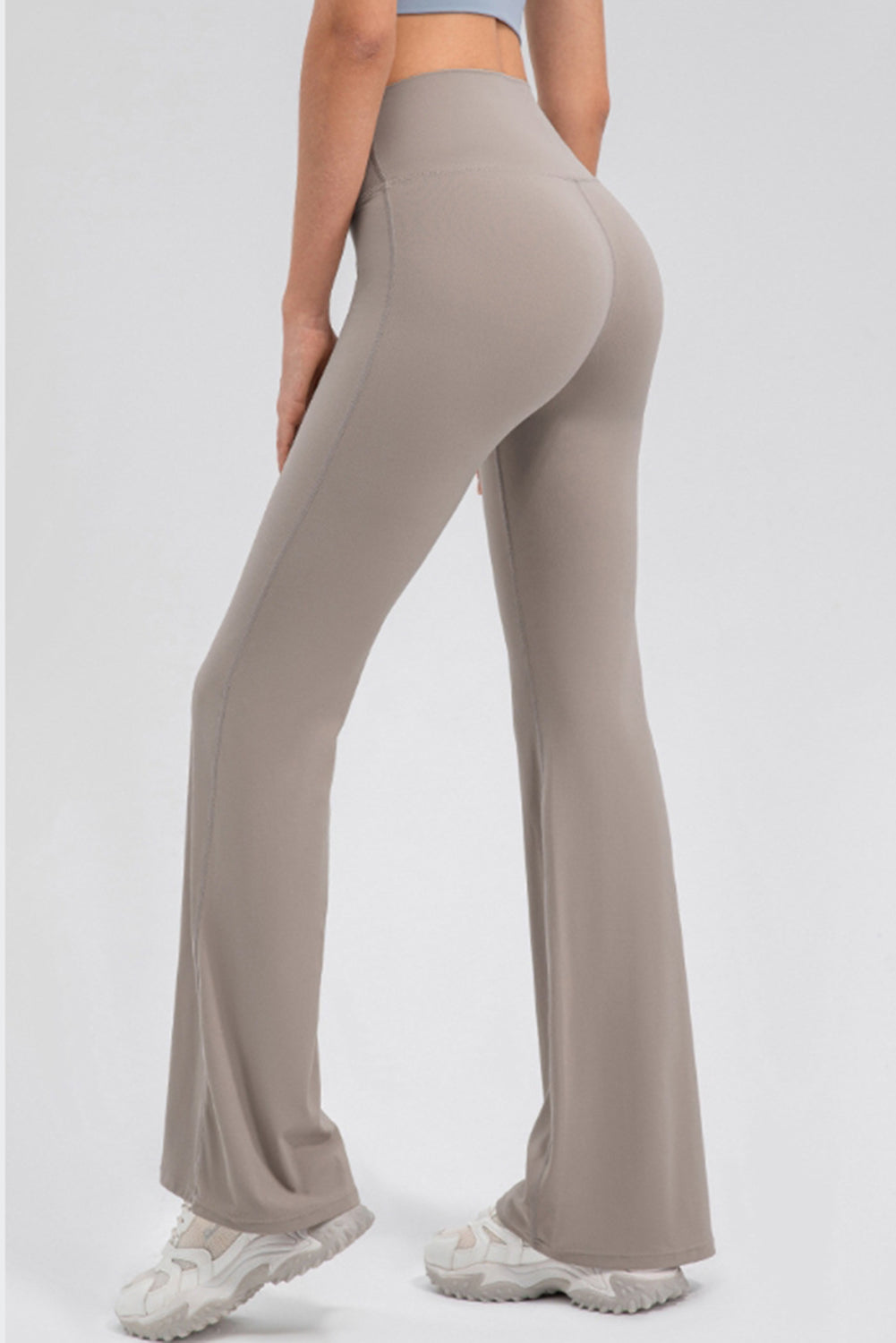 High Waist Straight Active Pants - felvior