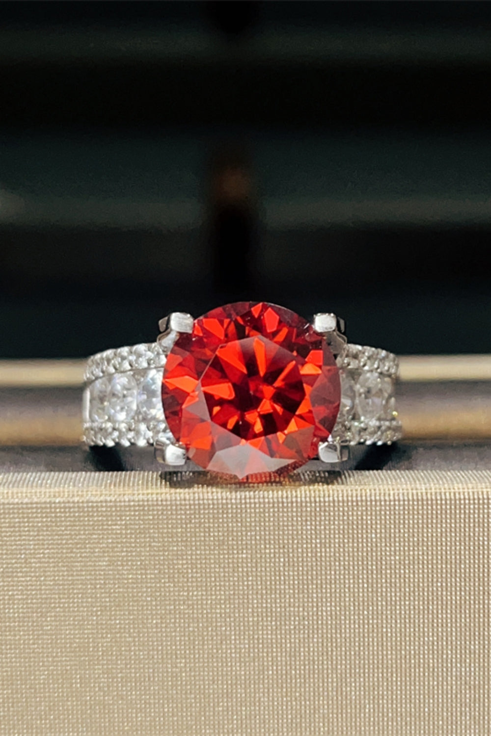 5 Carat Moissanite 925 Sterling Silver Ring - felvior