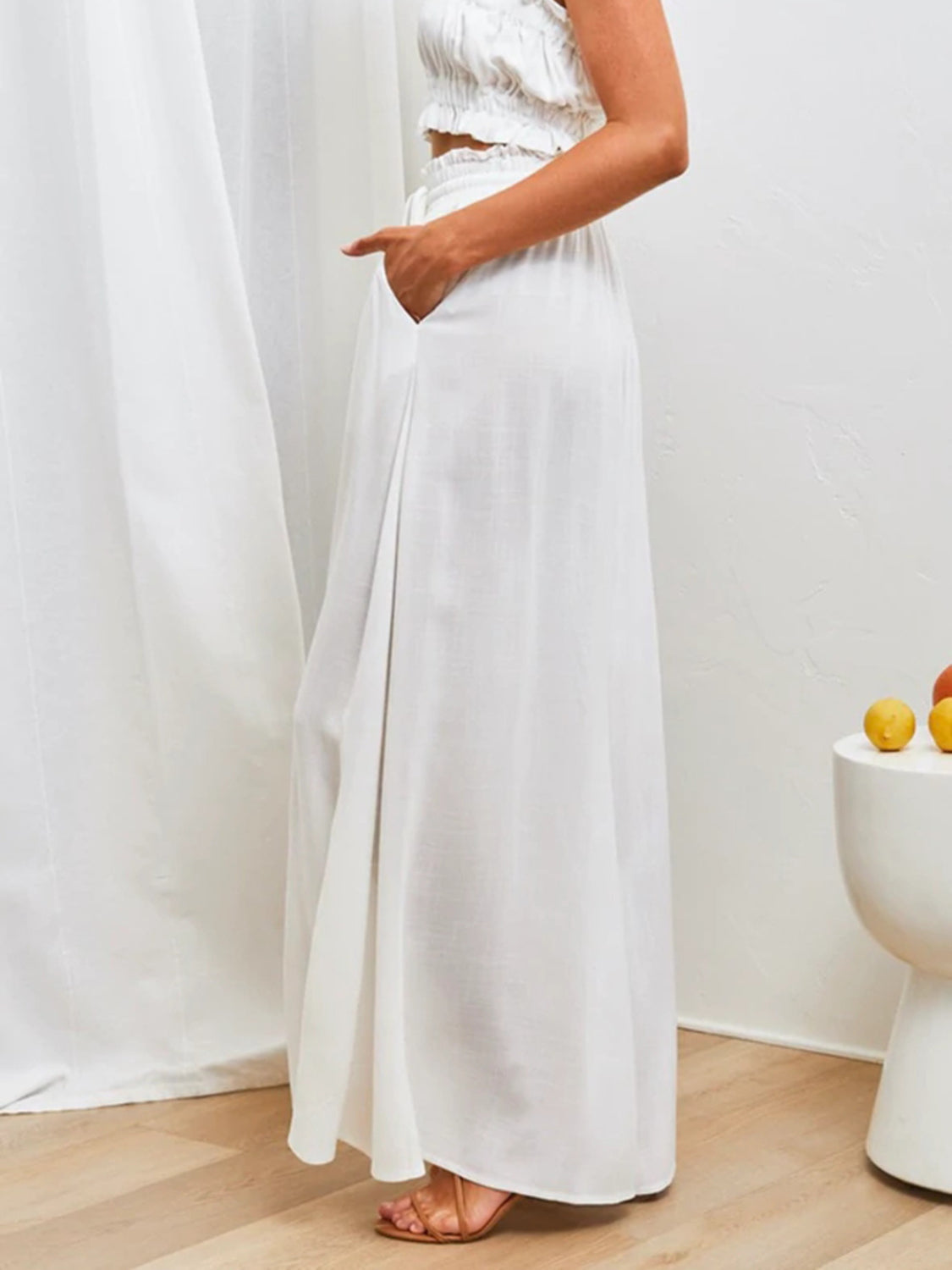 High Waist Wide Leg Pants - felvior